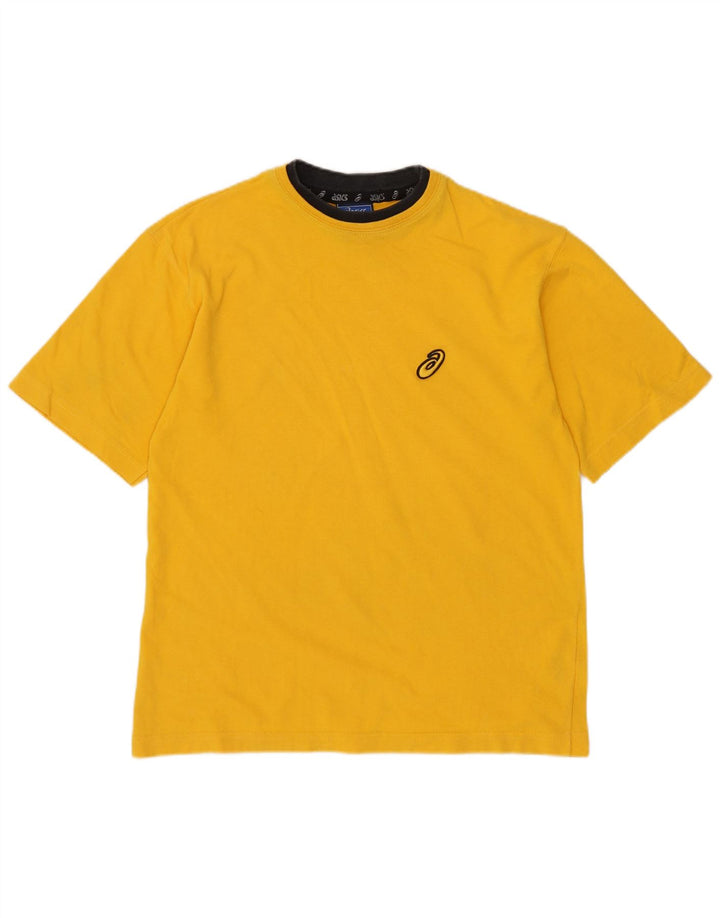 Asics Boys T-Shirt Top 11-12 ετών κίτρινο βαμβακερό