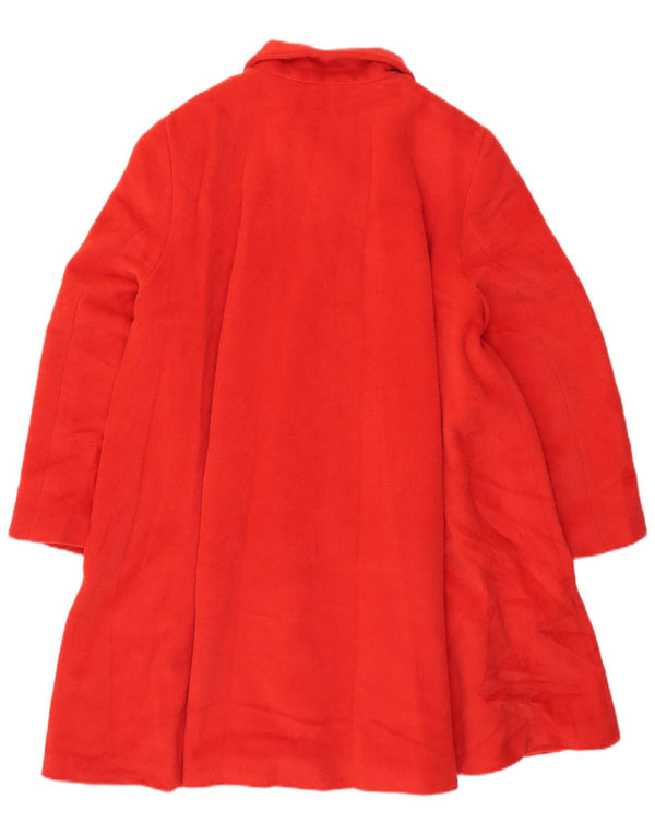 Vintage Γυναικείο Oversized Πανωφόρι IT 44 Medium Red Wool