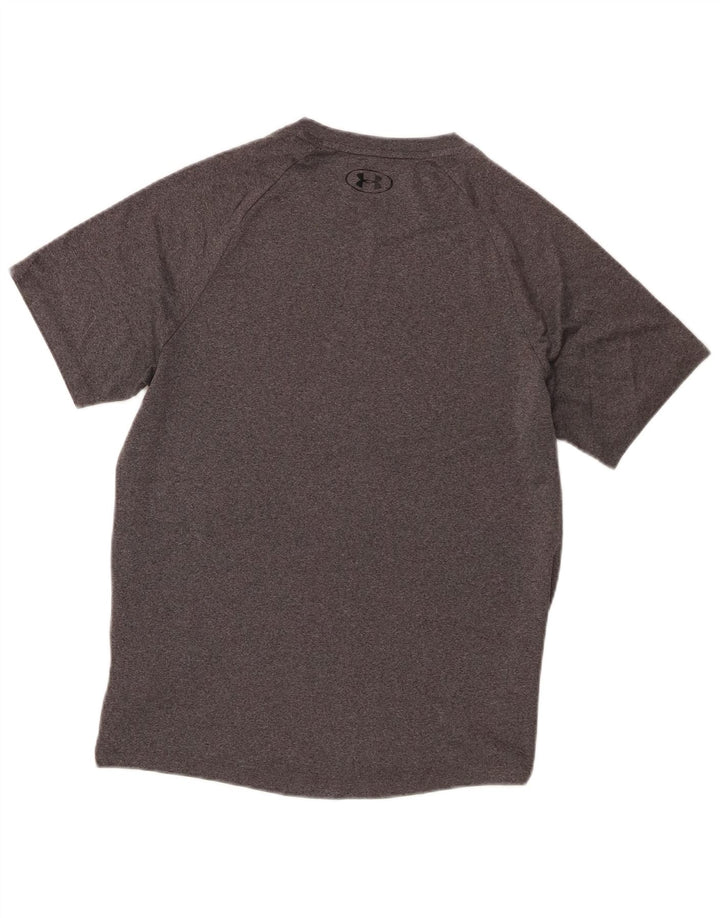 Under Armour Ανδρικό T-Shirt Top Μικρό Γκρι Πολυεστέρας