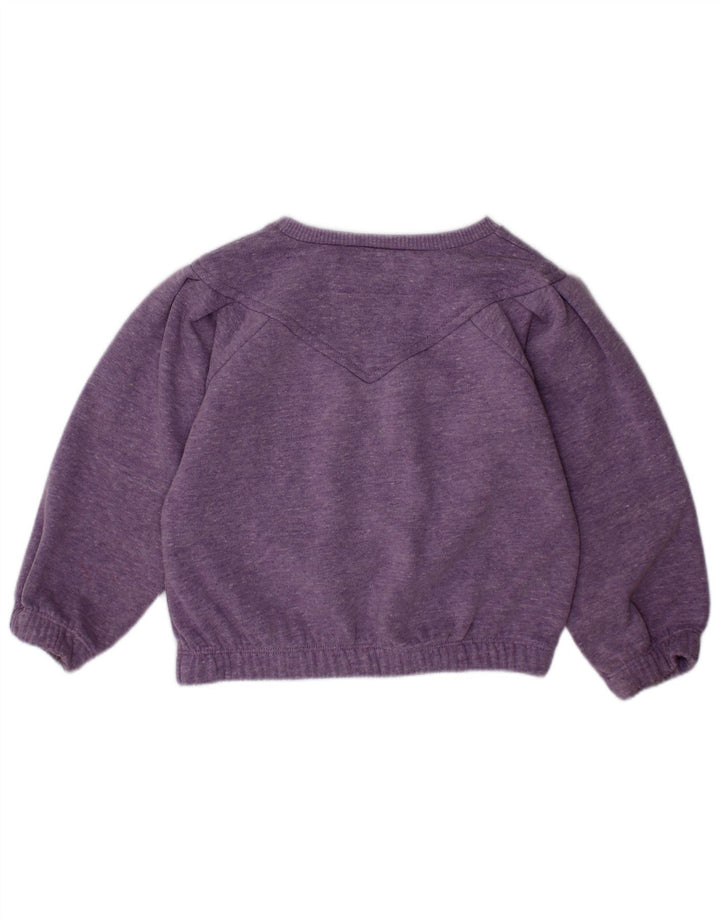 Γυναικεία φούτερ Benetton Jumper 2-3 Years Purple Flecked Polyester
