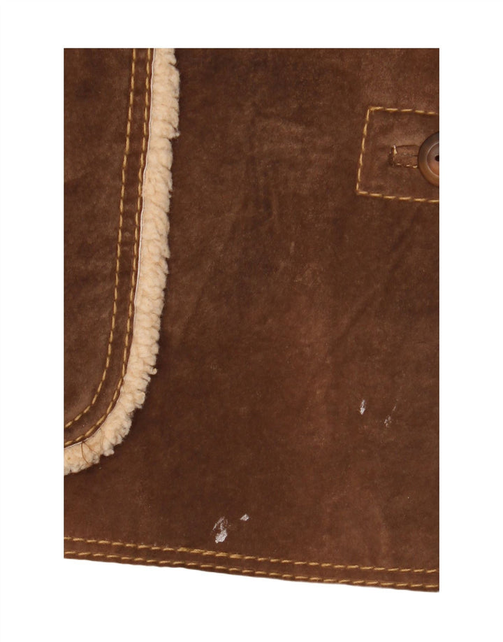 Γυναικείο Shearling Jacket Conbipel IT 48 XL Καφέ Δερμάτινο