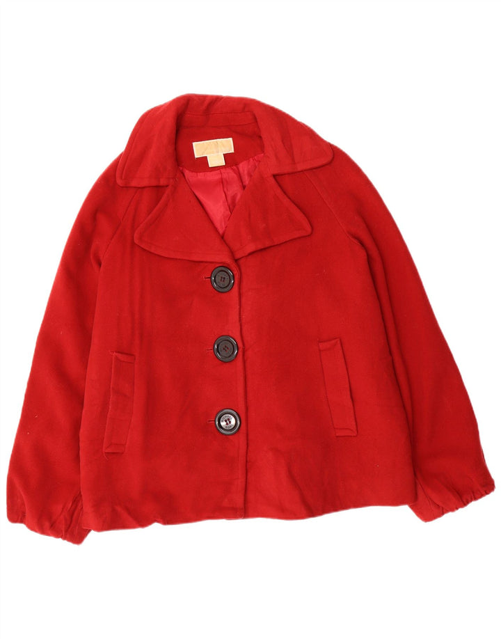 Michael Kors Γυναικείο Μπουφάν Μπομπέρ US 4 Small Red Wool