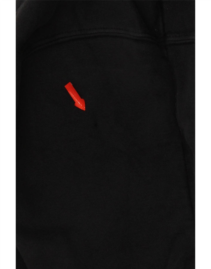 Ανδρικό πουλόβερ Nike με φερμουάρ, μικρό μαύρο βαμβακερό