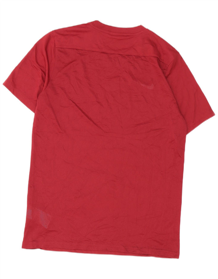 Ανδρικό μπλουζάκι Nike Dri Fit Slim Top μεγάλο μπορντό πολυεστέρα
