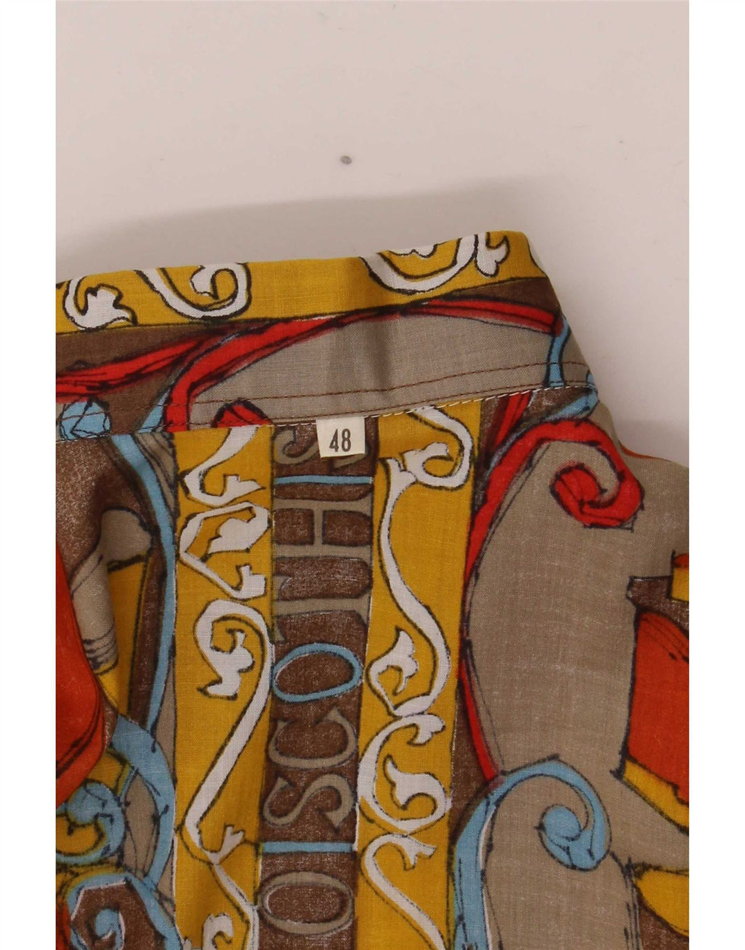 Vintage Γυναικείο πουκάμισο Abstract Pattern Μπλούζα IT 48 XL Πολύχρωμο