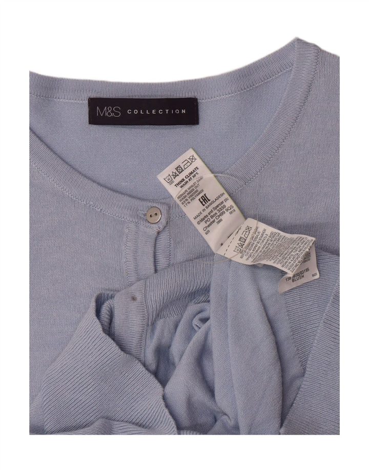 Γυναικεία ζακέτα Marks & Spencer UK 14 Medium Blue Viscose