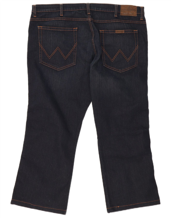 Ανδρικό τζιν WRANGLER Cropped Bootcut W38 L25 Navy Blue Cotton