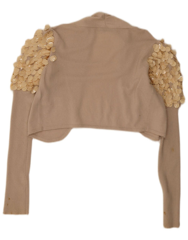 Reiss Γυναικείο Bolero Jumper UK 14 Medium Beige Viscose