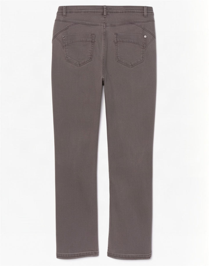 Marks & Spencer Womens Crop Slim Jeans UK 12 Medium W30 L26 Grey Cotton