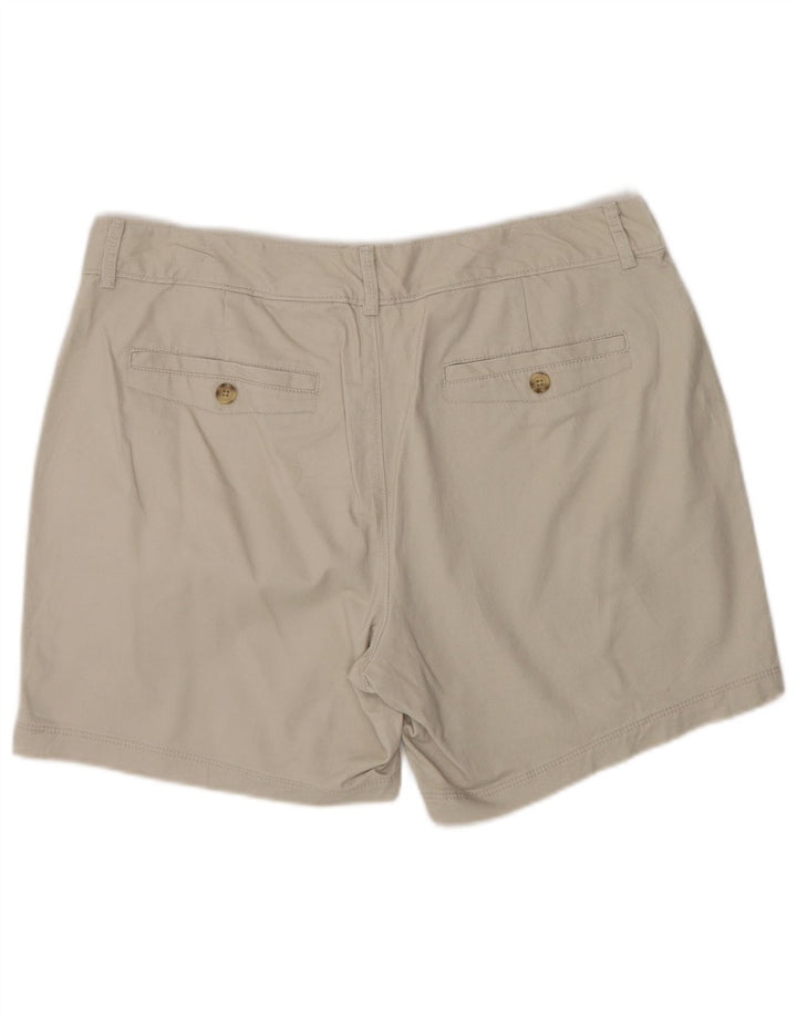 DOCKERS Γυναικείο Σορτς Chino US 12 Μεγάλο W33 Γκρι βαμβακερό
