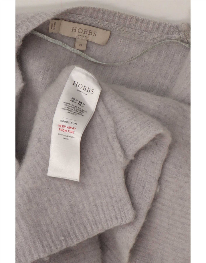 Γυναικείο πουλόβερ Hobbs Crop Open Cardigan UK 12 Medium Blue Wool
