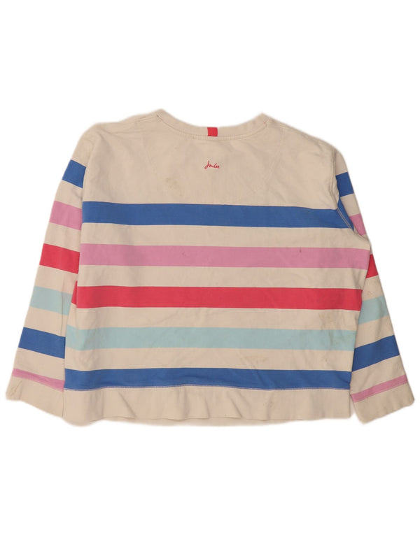 Joules Γυναικεία φούτερ Jumper UK 20 2XL Πολύχρωμη ριγέ βαμβακερή
