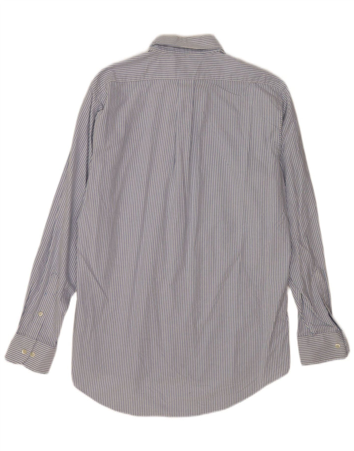 Chaps Ανδρικό πουκάμισο Classic Fit Μέγεθος 34/35 15-15 1/2 μεσαίο μπλε ριγέ