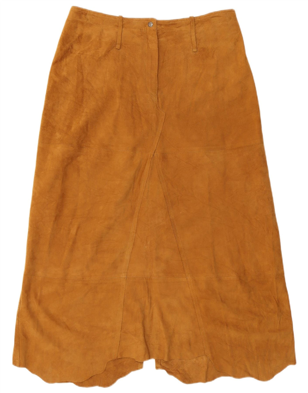 Γυναικεία Ψηλόμεση A-Line φούστα Conbipel IT 48 XL W32 Καφέ Δερμάτινο