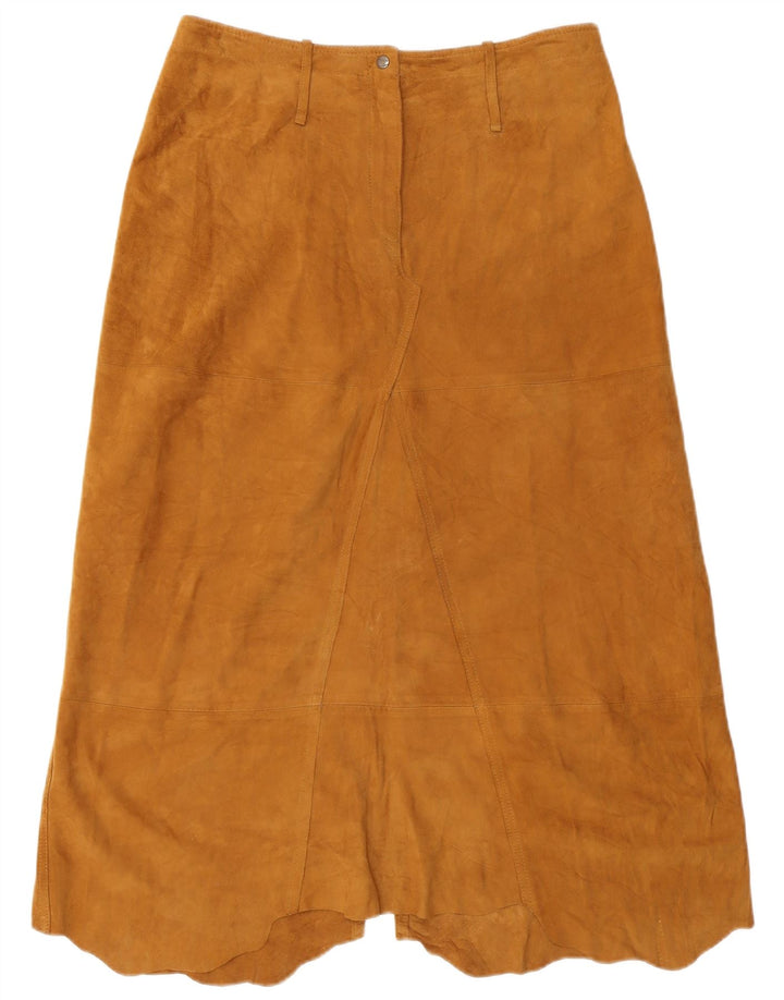 Γυναικεία Ψηλόμεση A-Line φούστα Conbipel IT 48 XL W32 Καφέ Δερμάτινο