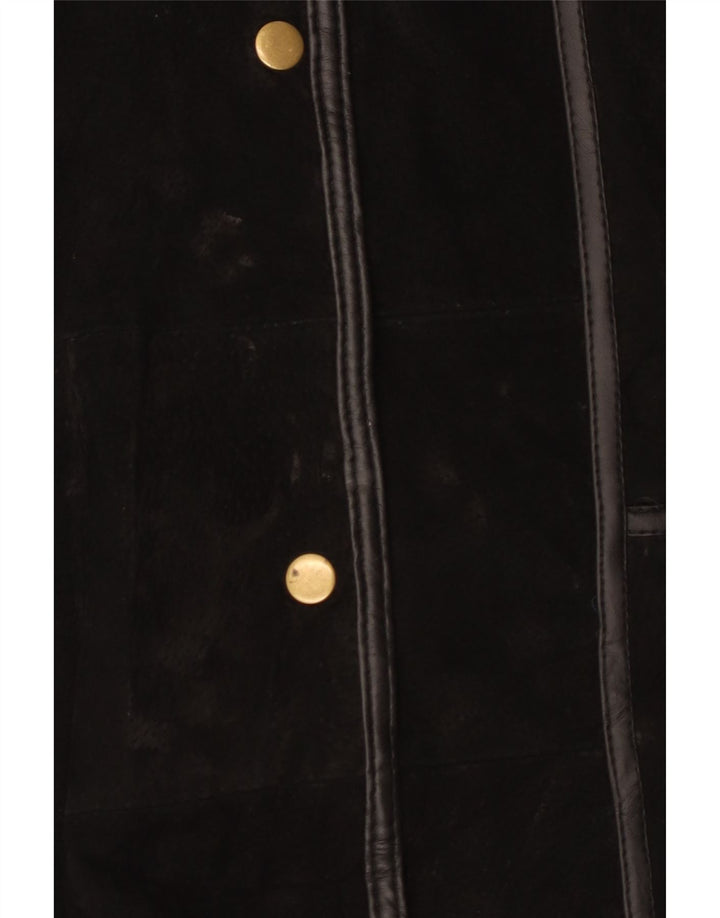 Neuville Γυναικείο Suede Jacket UK 26/28 5XL Μαύρο Δερμάτινο