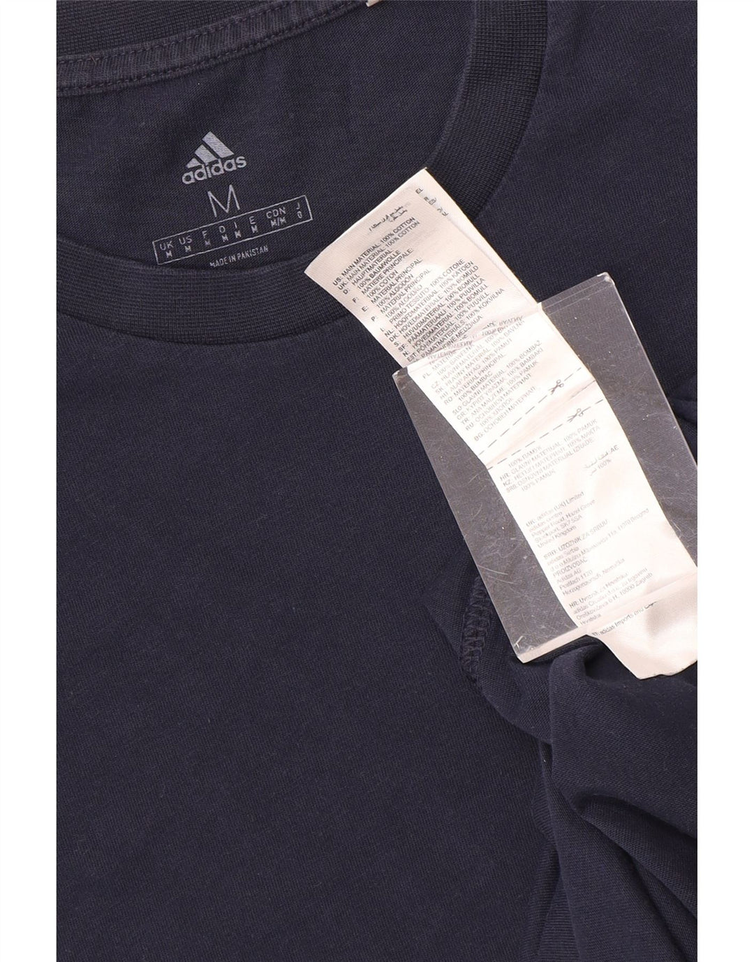Ανδρικό T-Shirt ADIDAS Τοπ μεσαίο μπλε ναυτικό βαμβακερό