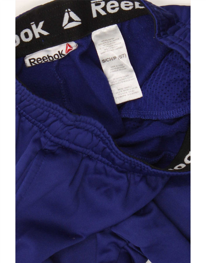 Reebok Boys αθλητική φόρμα παντελόνι Joggers 6-7 ετών Small Blue Polyester