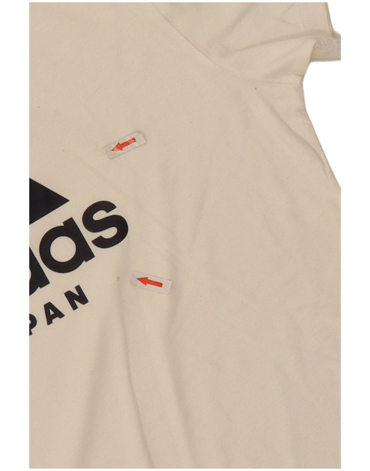 Ανδρικό γραφικό T-Shirt Adidas Top Medium White