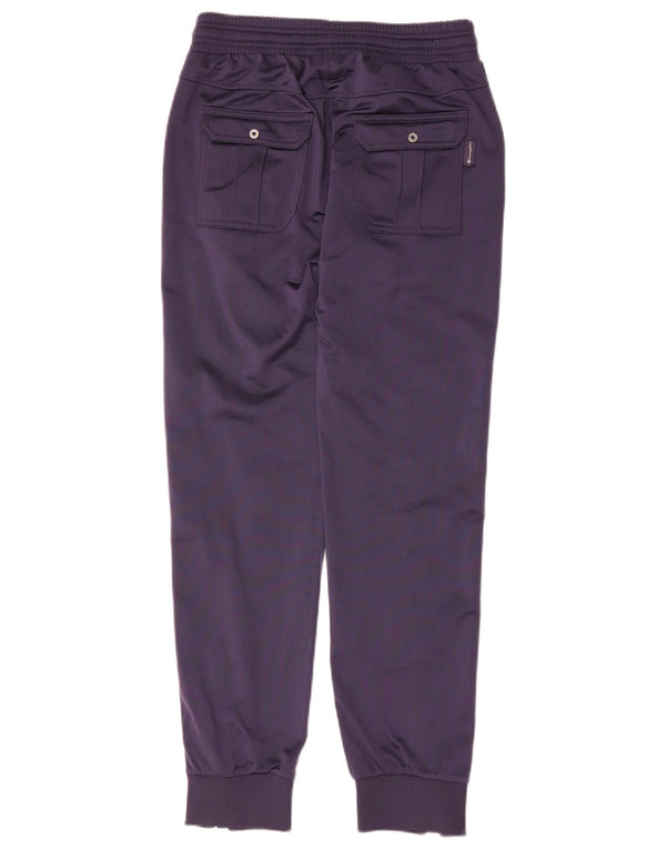 Champion γυναικεία αθλητική φόρμα παντελόνι Joggers UK 10 Small Navy Blue Polyester