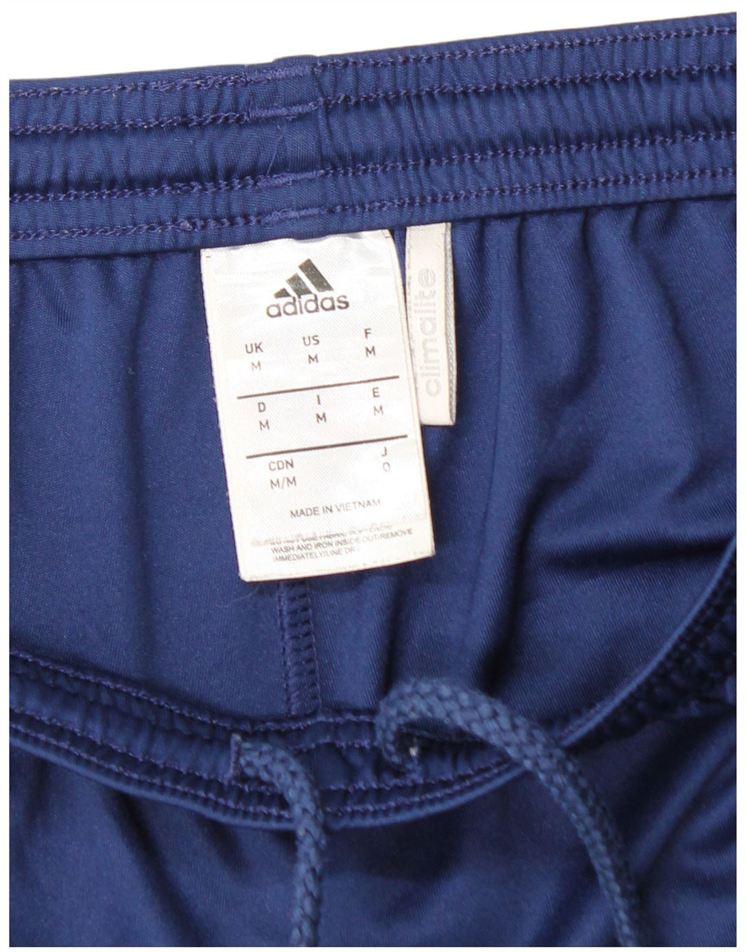 Ανδρικό αθλητικό σορτς ADIDAS Climalite με μεσαίο μπλε ναυτικό πολυεστέρα