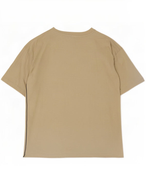 Ανδρικό γραφικό T-Shirt Reebok Top Μεσαίο μπεζ βαμβακερό