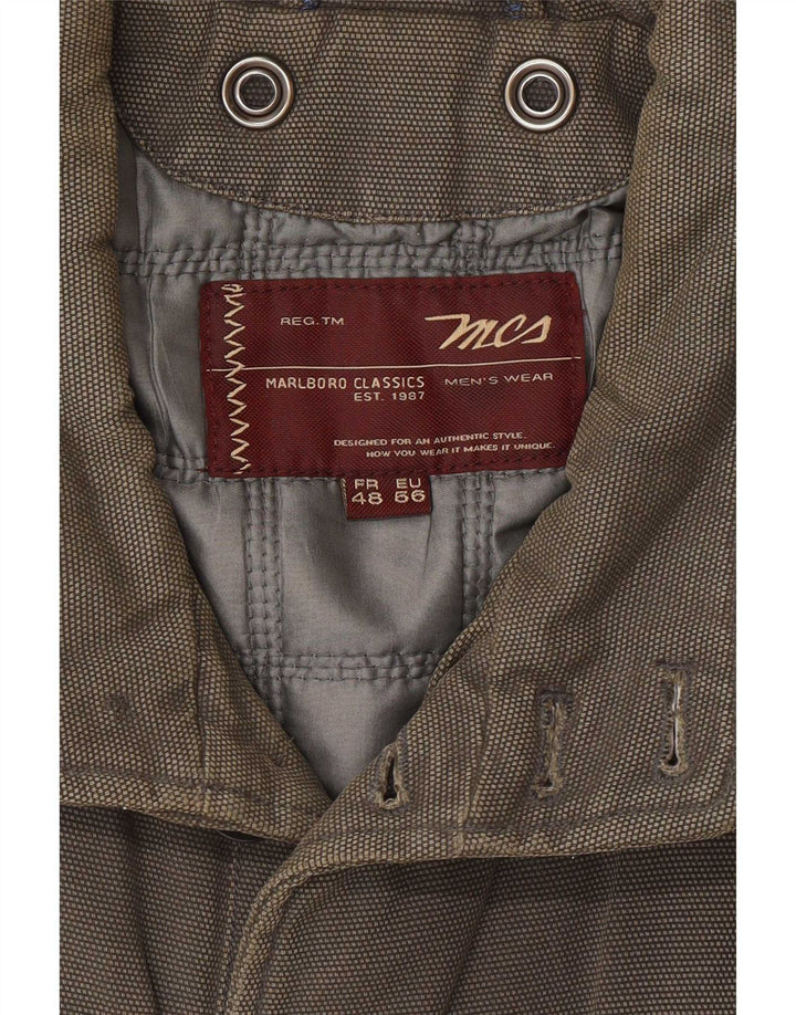 Marlboro Classics Ανδρικό Utility Μπουφάν EU 56 3XL Γκρι Βαμβακερό