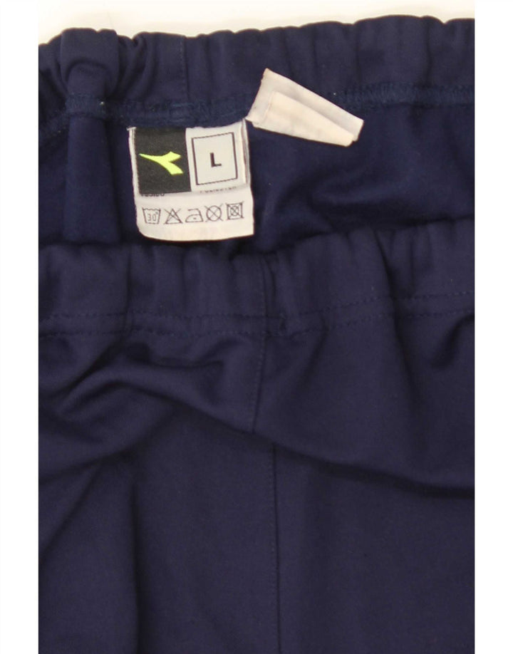 Ανδρική φόρμα Diadora Παντελόνι Joggers Large Navy Blue Polyester
