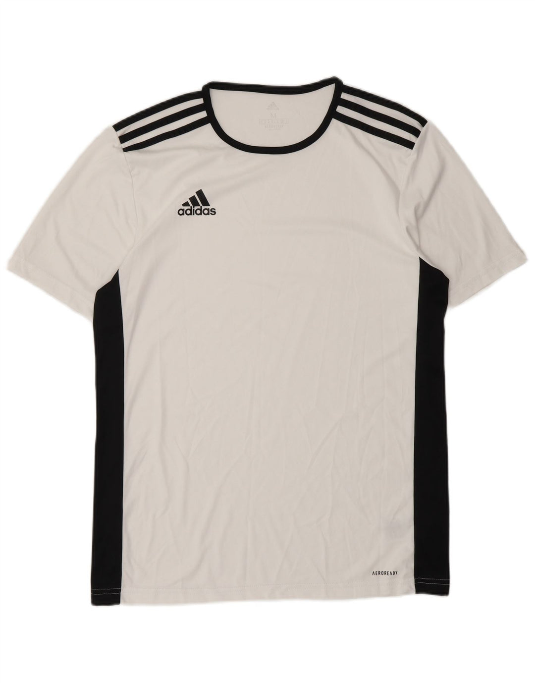 Adidas Ανδρικό T-Shirt Aeroready Top Medium White Colourblock Πολυεστέρας