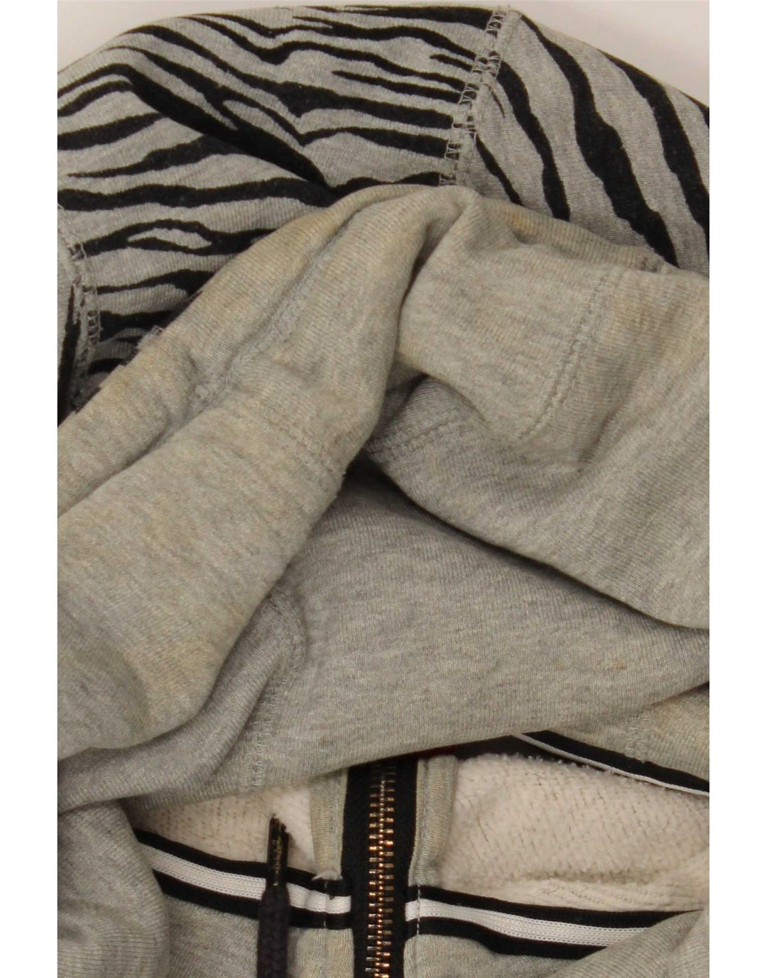 Nike Γυναικεία Oversized UK 20 2XL Γκρι Animal Print Βαμβάκι