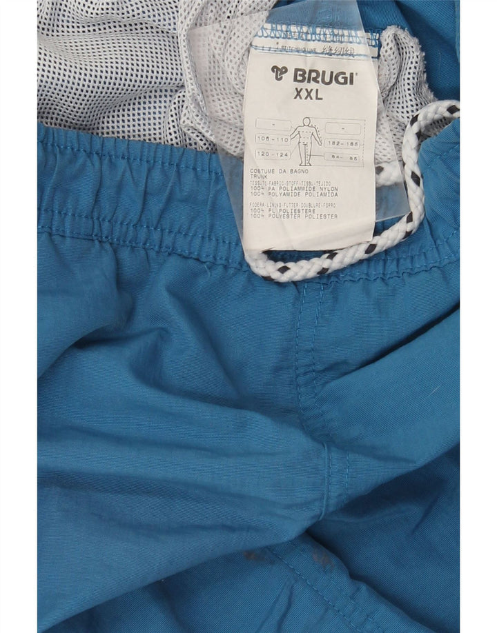 Brugi Ανδρικό γραφικό σορτς κολύμβησης 2XL Blue Polyamide