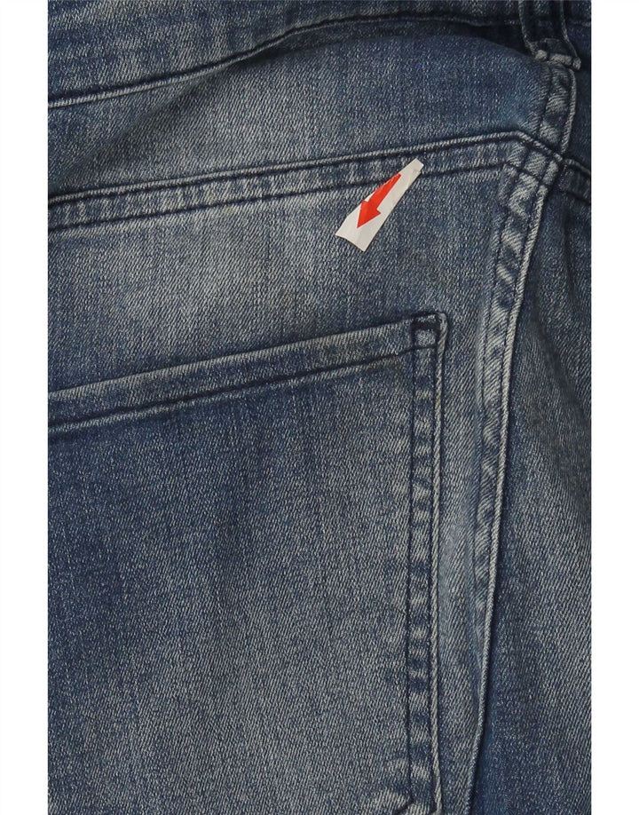 Ανδρικά Zara Distressed Slim Jeans EU 40 Medium W31 L28 Blue Colourblock