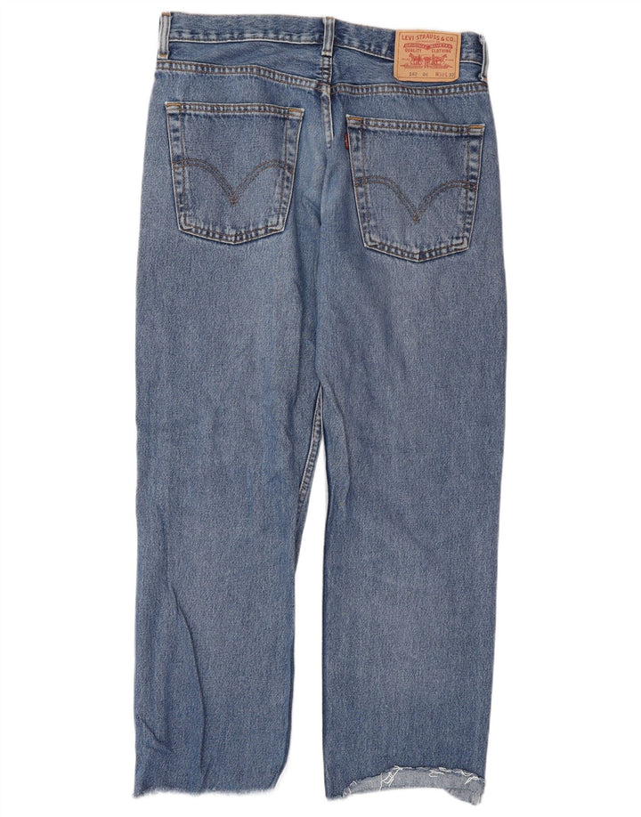 Levi's Mens 582 Straight Jeans W32 L28 Blue Cotton