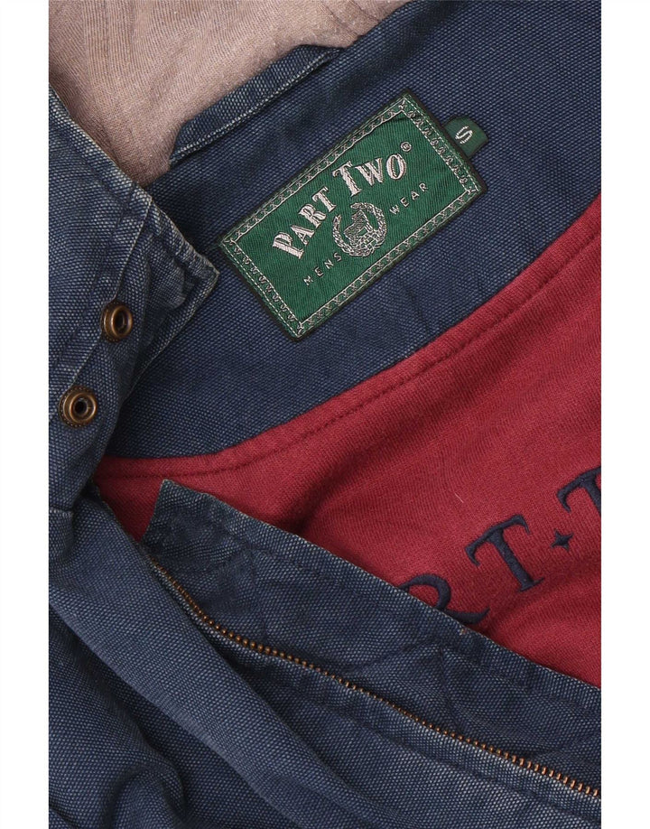 Μέρος Δεύτερο Ανδρικό μπουφάν με κουκούλα Loose Fit Bomber UK 36 Small Blue
