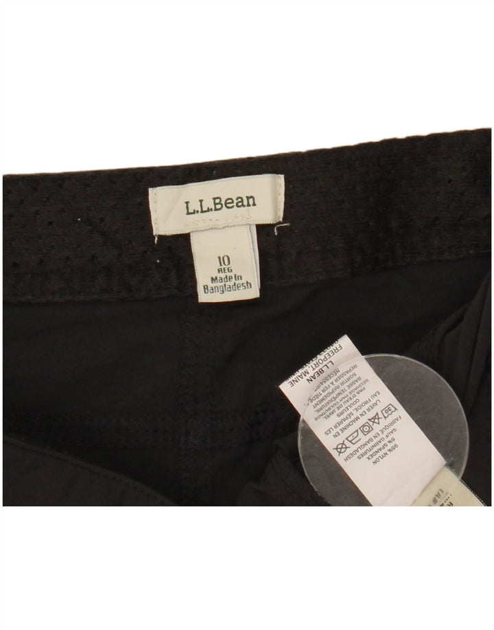 L.L.Bean Γυναικείο Σορτς Cargo US 10 Large W32 Μαύρο νάιλον
