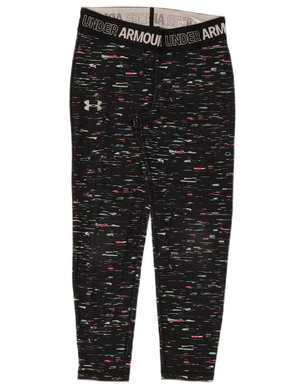 Under Armour Girls αθλητική φόρμα παντελόνι 9-10 ετών Medium Black Flecked