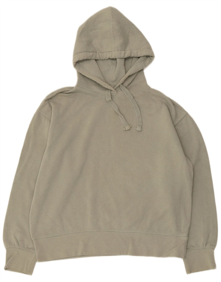 Zara Ανδρικό φούτερ με φούτερ με φούτερ, μικρό πράσινο