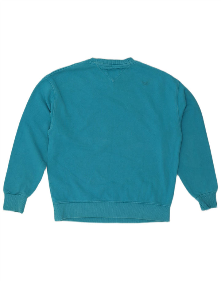 Γραφικό ανδρικό φούτερ Tommy Hilfiger Jumper Μικρό Μπλε Βαμβακερό