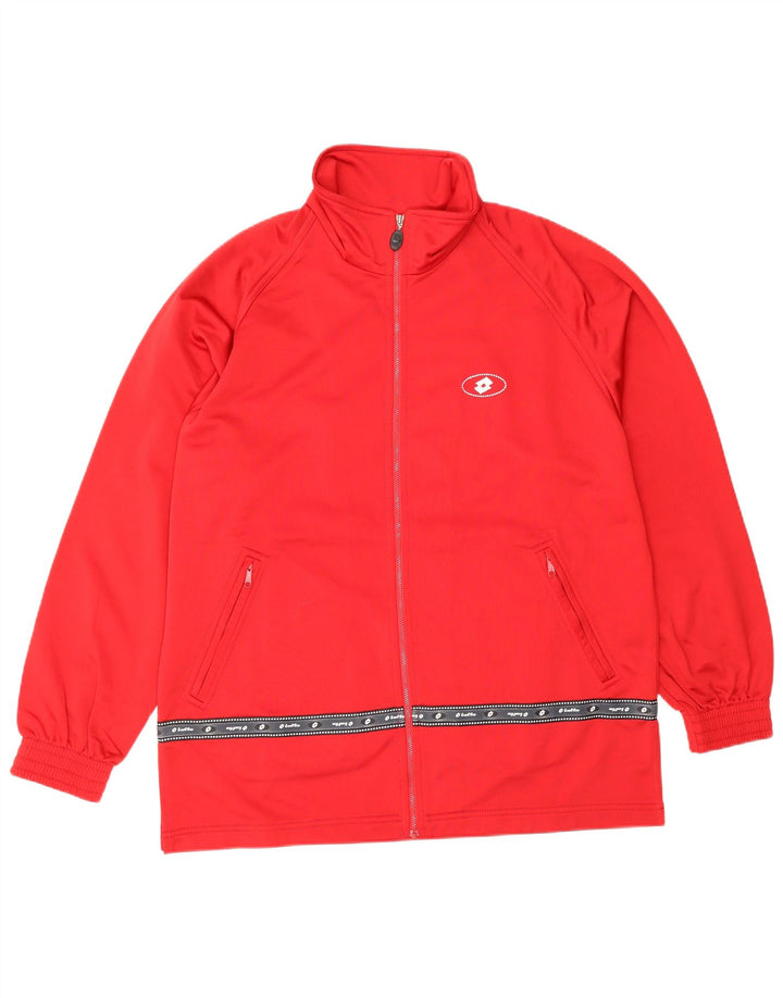 Ανδρική φόρμα γραφικών LOTTO Top Jacket XL Red