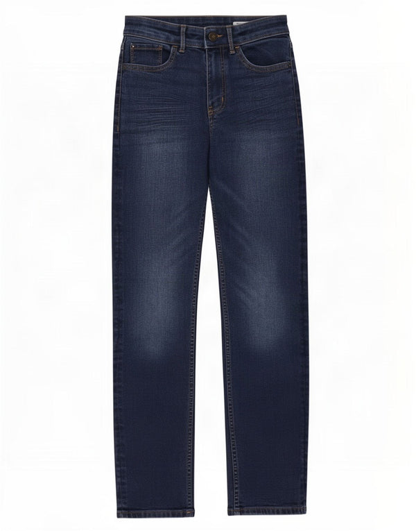 Marks & Spencer Γυναικεία ίσια τζιν UK 8 Small W36 L28 Navy Blue