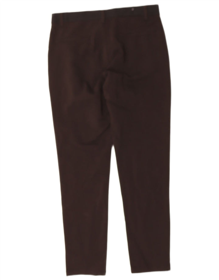 ZARA Mens Slim Chino Trousers Medium W32 L29 Black Cotton