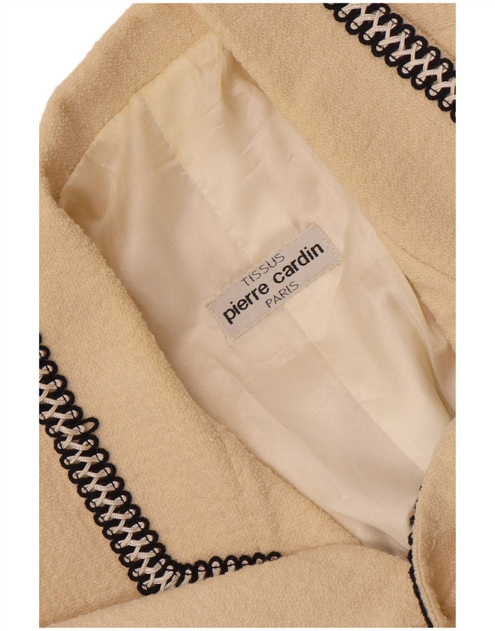 Pierre Cardin Γυναικείο σακάκι 2 κουμπιών UK 14 Large Beige