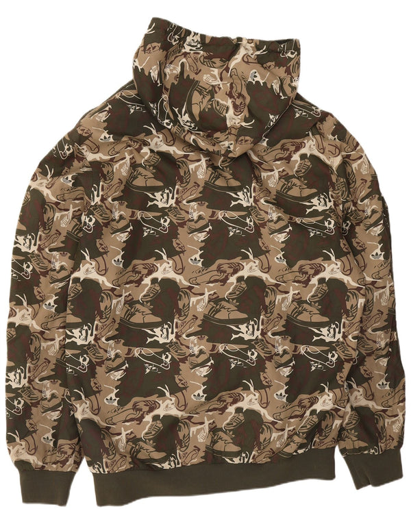 Ανδρική αθλητική φόρμα Adidas με κουκούλα Top Jacket Medium Khaki Camouflage Polyester