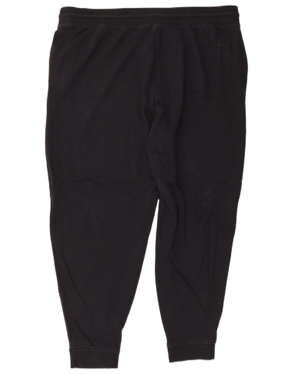 Marks & Spencer Womens Crop Tracksuit Trousers Joggers UK 20 2XL Black