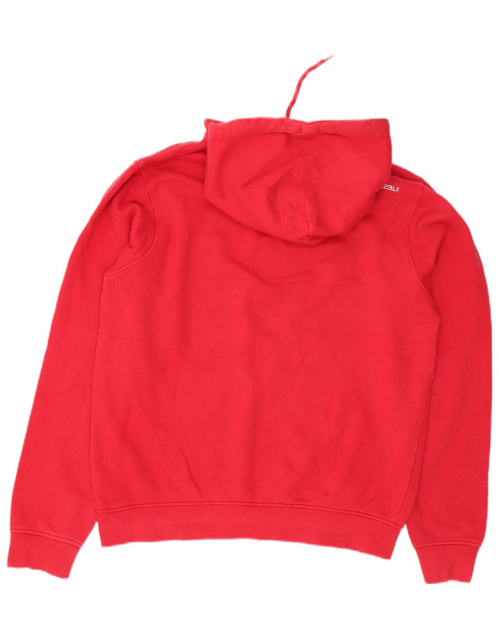 Ανδρικό Animal Graphic Hoodie Jumper Μεσαίο κόκκινο βαμβακερό