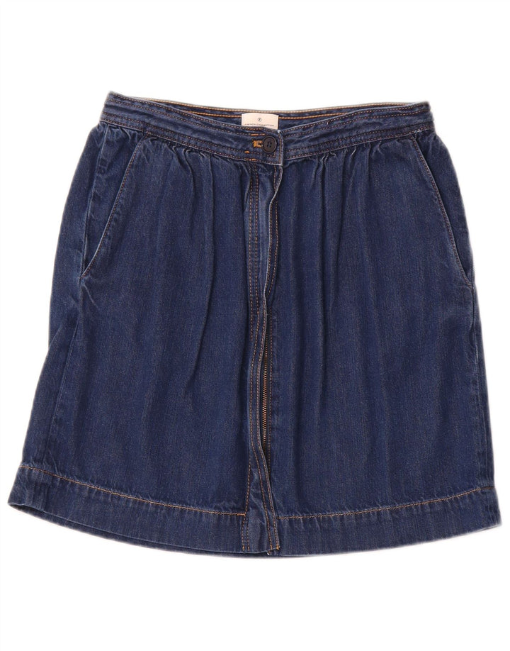 ΓΑΛΛΙΚΗ ΣΥΝΔΕΣΗ Γυναικεία τζιν φούστα UK 10 Small W26 Blue