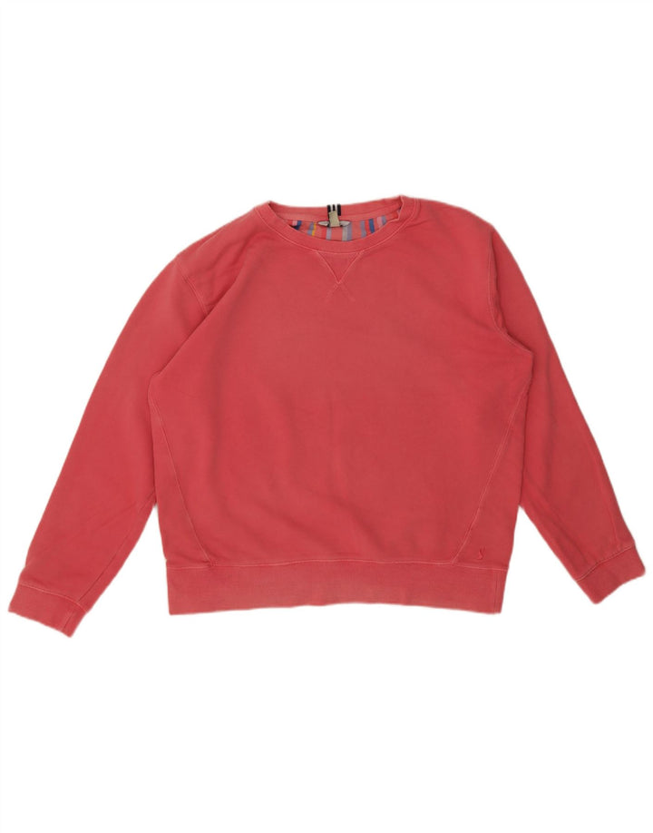 Joules Γυναικείο Φούτερ Jumper UK 12 Ροζ Βαμβακερό μεσαίο