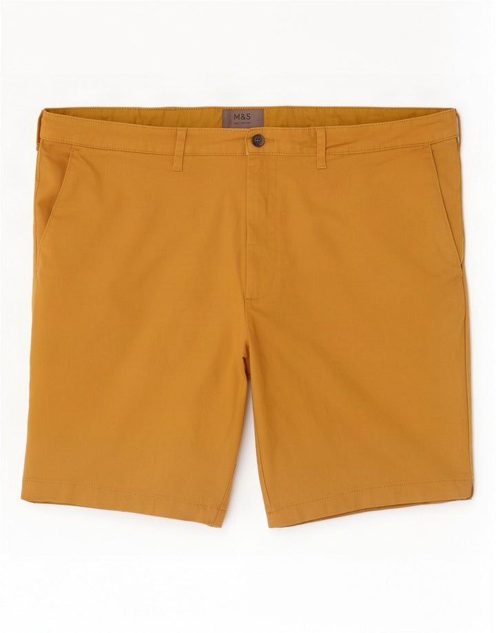 Ανδρικό σορτς Chino Marks & Spencer W42 2XL Μπεζ βαμβακερό