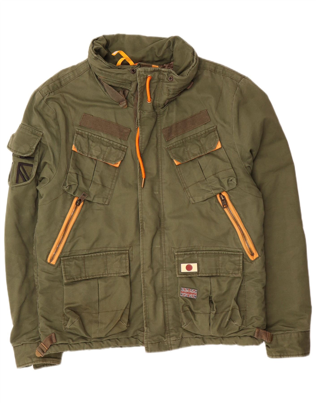 Ανδρικό Military Jacket Superdry UK 40 Large Green Cotton