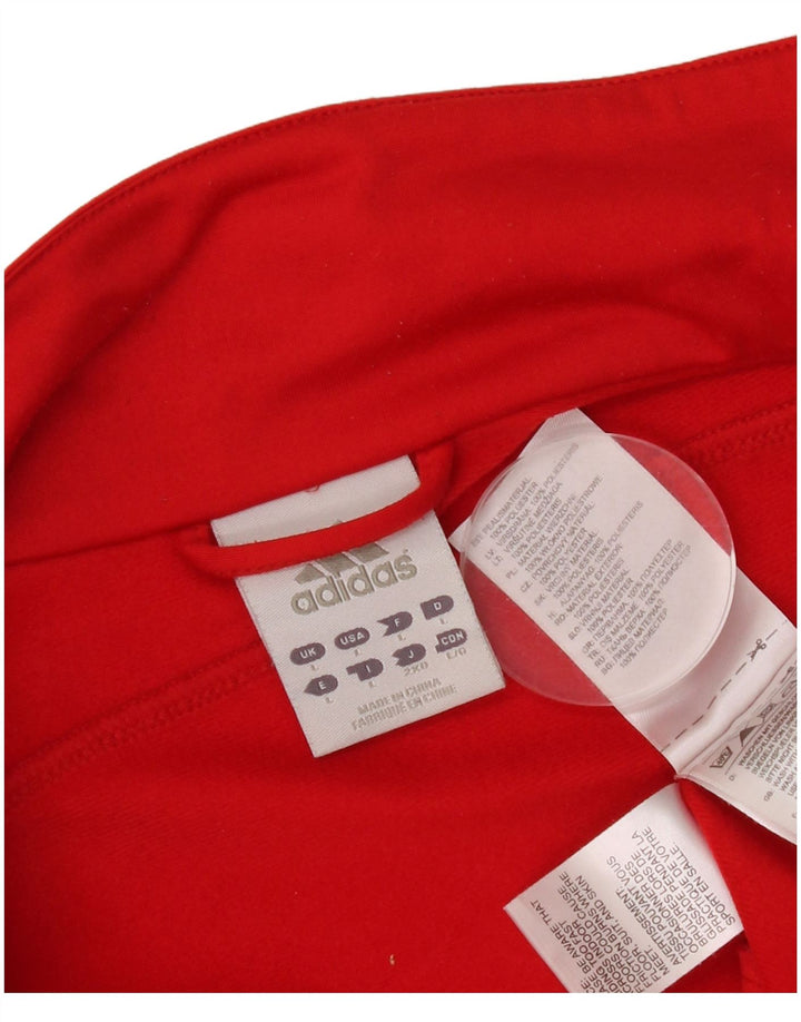 Ανδρική φόρμα Adidas Climalite Top Jacket μεγάλο κόκκινο πολυεστέρα